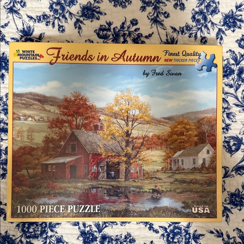 Friends in Autumn 1000-Piece Jigsaw Puzzle - Autumn Scenery